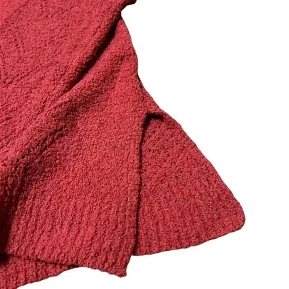 Cupcakes and Cashmere Soft V-Neck Drop Needle Sweater Burnt Orange L - Picture 8 of 11